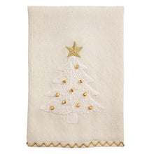 Load image into Gallery viewer, Gold Beaded Hand Towel
