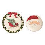 Load image into Gallery viewer, Nested Santa Cookie Plate
