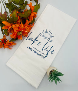 Lake Life Hand Towels