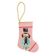 Load image into Gallery viewer, Nutcracker Needlepoint Mini Stocking
