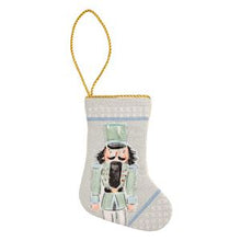 Load image into Gallery viewer, Nutcracker Needlepoint Mini Stocking
