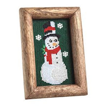 Load image into Gallery viewer, Christmas Framed Needlepoint
