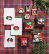 Load image into Gallery viewer, Christmas Framed Needlepoint
