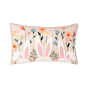 Floral Bunny Pillow