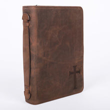 Load image into Gallery viewer, Buffalo Leather Bible Cover
