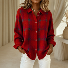 Load image into Gallery viewer, Plaid Relaxed Button-Up

