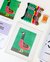 Load image into Gallery viewer, Folk Goose Needlepoint Kit

