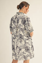 Load image into Gallery viewer, Grey Floral Dress
