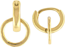 Load image into Gallery viewer, Interlocking Huggie Earrings
