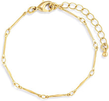 Load image into Gallery viewer, Gold Bar Link Bracelet
