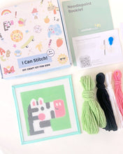 Load image into Gallery viewer, Zoe, the Zebra - Needlepoint Kit for Kids

