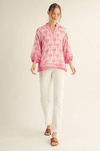 Load image into Gallery viewer, Curvy Boho Print Top
