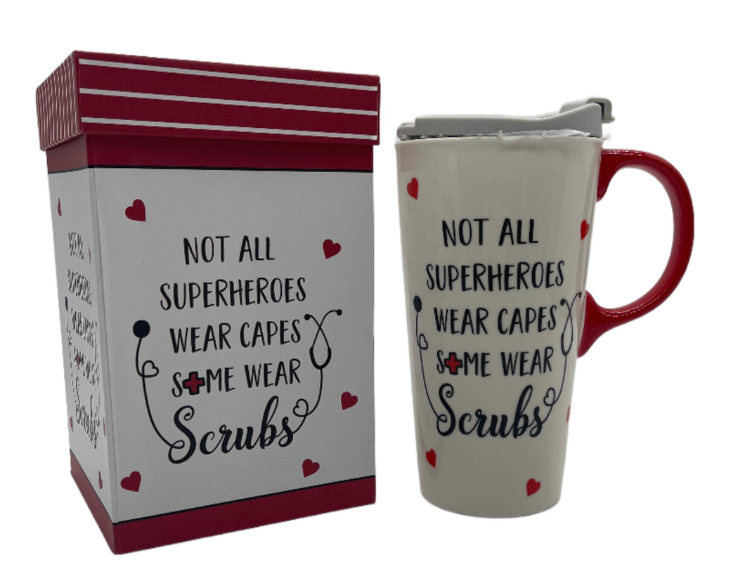 Scrubs Ceramic Travel Cup 17oz