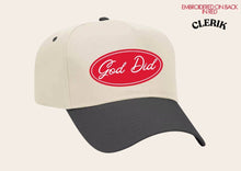 Load image into Gallery viewer, "God Did" on Tan Cap with Black Bill
