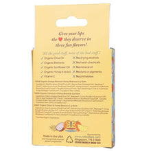 Load image into Gallery viewer, 3 Pack Organic Lip Balm Gift Set
