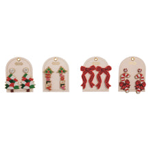 Load image into Gallery viewer, Beaded Christmas Earrings
