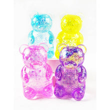 Load image into Gallery viewer, Glittered Gummy Bear Squishy Toy
