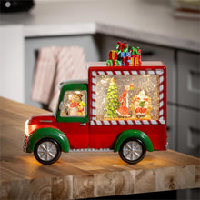 Load image into Gallery viewer, Santa Truck Water Globe
