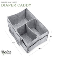 Load image into Gallery viewer, Diaper Caddy in Gray
