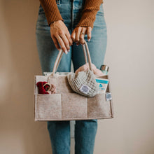 Load image into Gallery viewer, Diaper Caddy in Oatmeal
