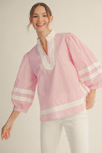 Load image into Gallery viewer, Striped Pink Top
