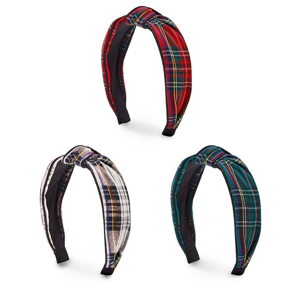 A Notch Above Plaid Headbands