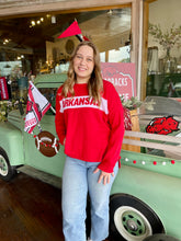 Load image into Gallery viewer, Arkansas Stripe Sweater
