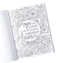 Load image into Gallery viewer, Faith Hope Love Adult Coloring Book
