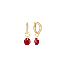 Load image into Gallery viewer, Enewton Reflection Huggie Gold Earrings
