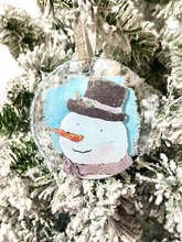 Load image into Gallery viewer, Acrylic Snowman Ornament
