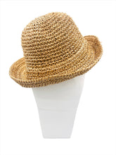 Load image into Gallery viewer, Raffia Crochet Sun Hat
