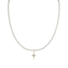 Load image into Gallery viewer, Enewton Pearl Choker with Cross Charm

