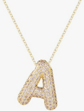 Load image into Gallery viewer, Crystal Initial Necklaces
