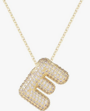 Load image into Gallery viewer, Crystal Initial Necklaces
