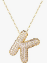 Load image into Gallery viewer, Crystal Initial Necklaces
