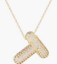 Load image into Gallery viewer, Crystal Initial Necklaces
