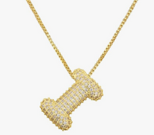 Load image into Gallery viewer, Crystal Initial Necklaces
