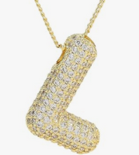 Load image into Gallery viewer, Crystal Initial Necklaces
