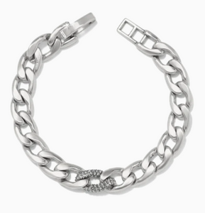 Brighton Cleo Pave Link Bracelet