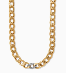 Brighton Cleo Pave Link Necklace