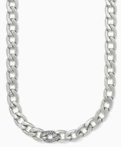 Brighton Cleo Pave Link Necklace