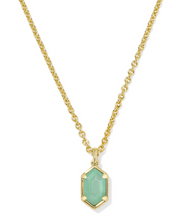 Load image into Gallery viewer, Kendra Scott Hallie Short Pendant Necklace in Gold
