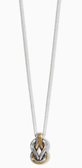 Brighton Interlok Harmony Two Tone Petite Necklace
