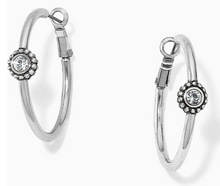 Load image into Gallery viewer, Brighton Twinkle Medium Hoop Post Earrings
