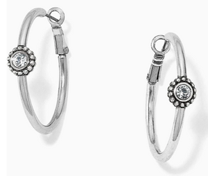 Brighton Twinkle Medium Hoop Post Earrings