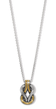 Load image into Gallery viewer, Brighton Interlok Two Tone Harmony Necklace

