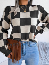 Load image into Gallery viewer, Checkered Sweater
