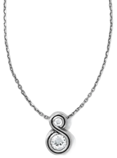 Brighton Infinity Sparkle Petite Necklace