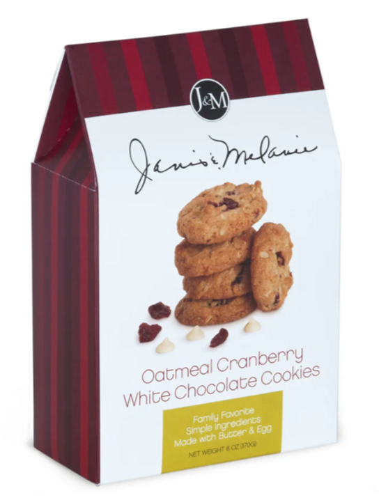 Oatmeal Cranberry White Chocolate Cookies