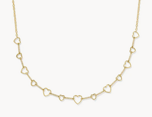 Kendra Scott Haisley Heart Strand Necklace